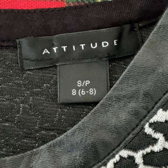 Black and White animal style print Short Sleeve T-Shirt - Picture 6 of 6